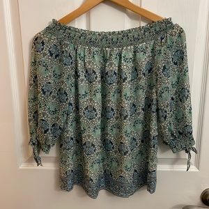 Max Studio Off the Shoulder 1/2 Sleeve Blouse